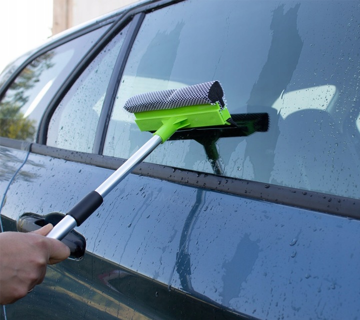 Ściągaczka teleskopowa 49 cm gąbka z mikrofibry DUŻA ściereczka do mycia