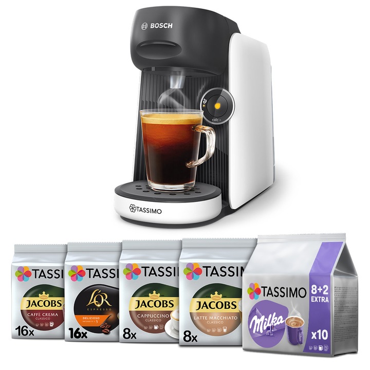 Ekspres kapsułkowy Bosch Tassimo Finesse 5x Tassimo + kubek Tassimo GRATIS!