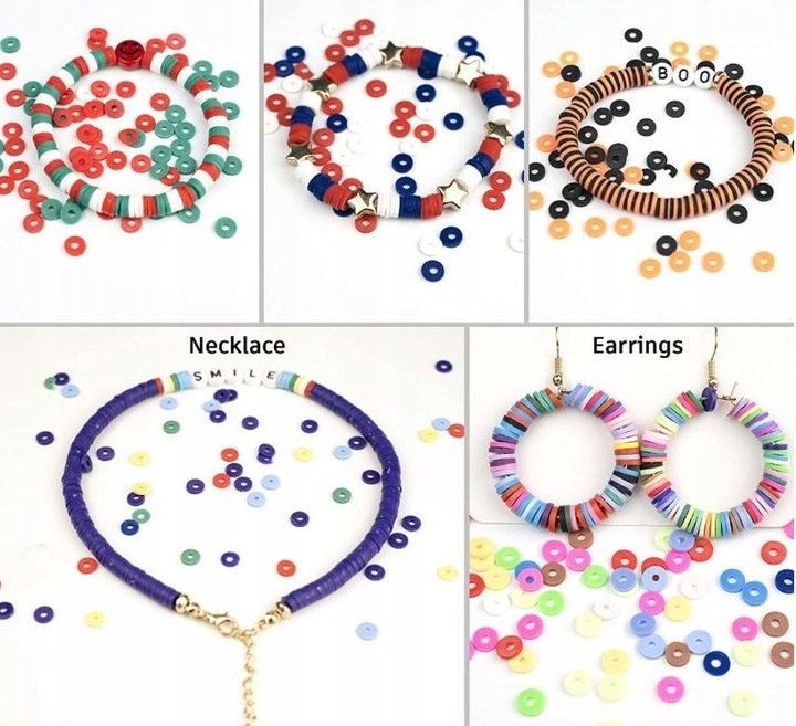 KORALIKI MAKE IT REAL ZESTAW KORALIKÓW DO ROBIENIA BRELOCZKÓW BRANSOLETEK