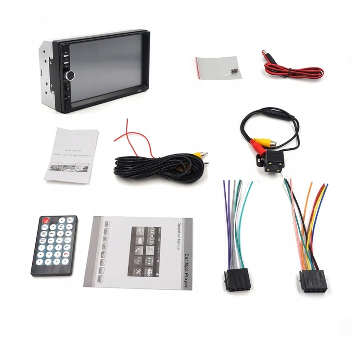 Z całym zestawem stylu Radio samochodowe 7018B 7'' 2Din FM Bluetooth MP5