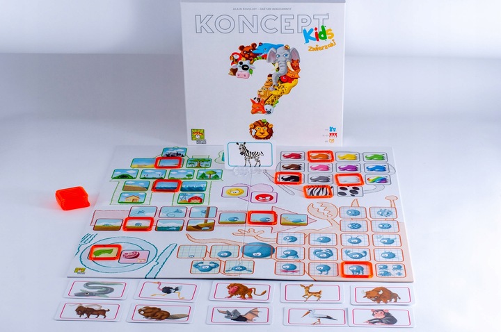 Gra planszowa Rebel Koncept Kids: Zwierzaki