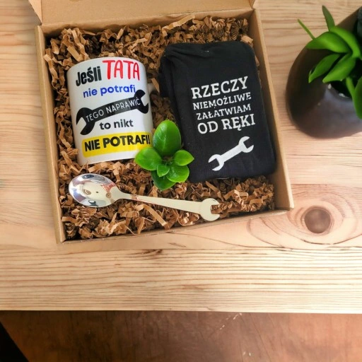 JEŚLI TY NIE POTRAFISZ PREZENT dla taty ojca na urodziny 1-99 mężczyzny