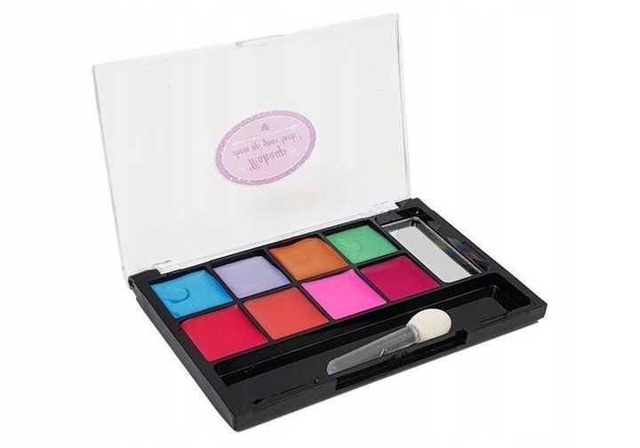 KUFEREK KOSMETYKÓW Zestaw do MAKIJAŻU I PAZNOKCI DLA DZIECI DOMOWE SPA