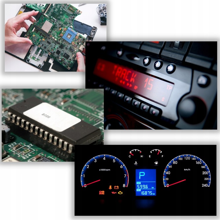 Duży zestaw programator EEPROM i Flash na CH341A I2C SPI Adapter Klips