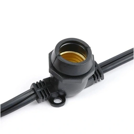 Oświetlenie 10m x10 E27 LED na płot altankę domek