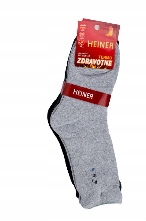 6x Grube skarpety THERMO Bawełniane BEZUCISKOWE