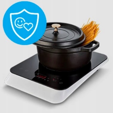 PŁYTA INDUKCYJNA NIEMIECKA KUCHENKA PRZENOŚNA MEDION 2000W TIMER 8 Progr.