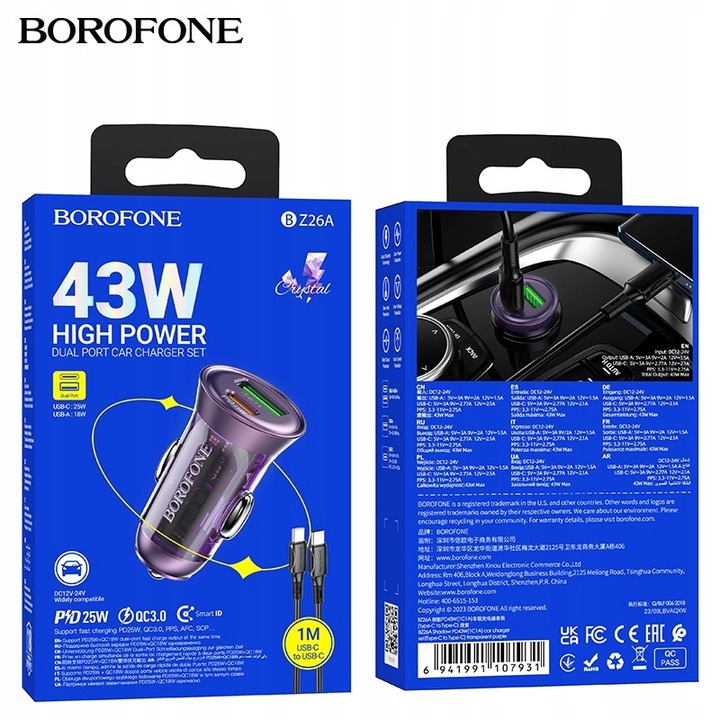 Szybka ładowarka Typ Typu C 43W Samsung S20 S21 S22 S23 S24 FE Plus Ultra