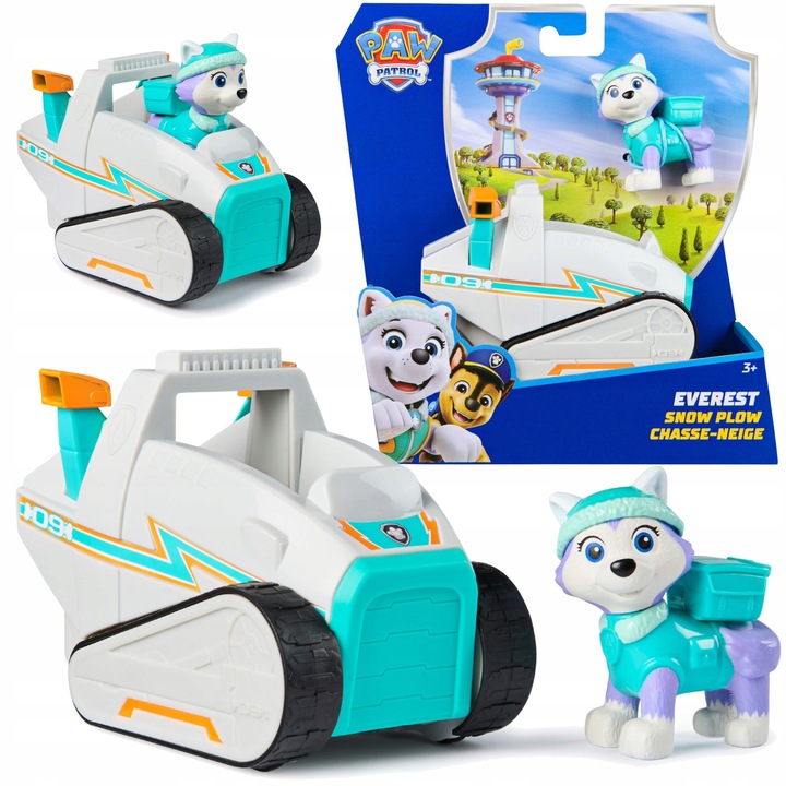 PRI PATROL EVEREST POJAZD SKUTER ŚNIEŻNY + FIGURKA