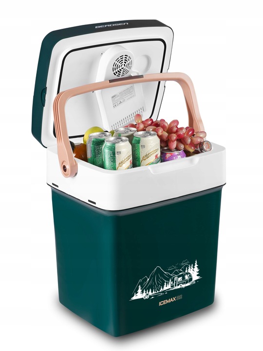 Lodówka turystyczna Berdsen Icemax 29 litry tryb ECO - zielona
