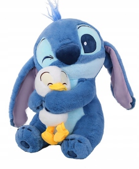 STICH I LILO PLUSZOWA ZABAWKA STITCH Z KACZKĄ 30CM