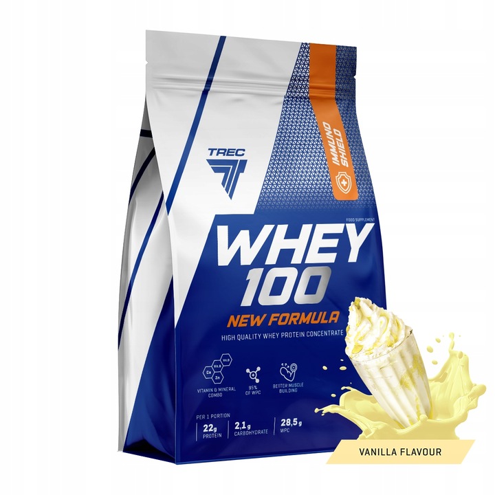 NOWE PYSZNE BIAŁKO WPC Trec Whey 100 700g SERWATKOWE PROTEINY NA MASĘ SIŁĘ