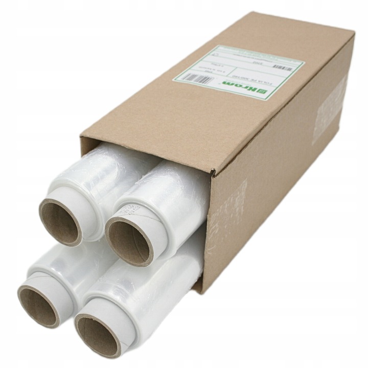 Folia spożywcza stretch do żywności 30 cm atestowana. 4 rolki po 160 m