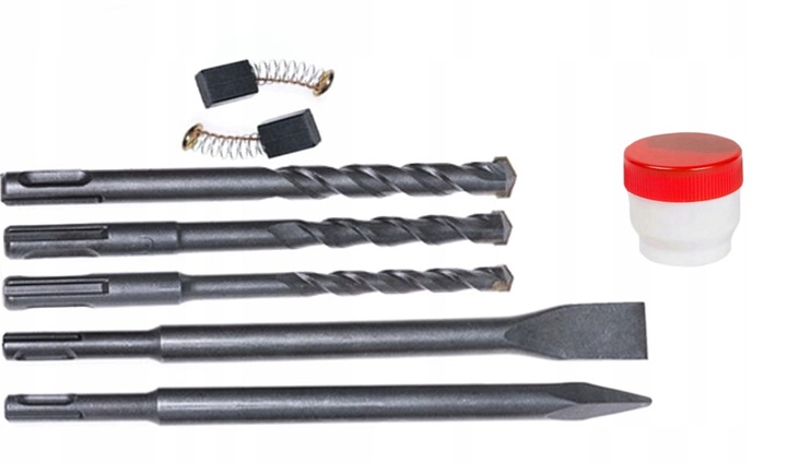 MŁOT UDAROWY MŁOTOWIERTARKA SDS+ DŁUTA WIERTŁA