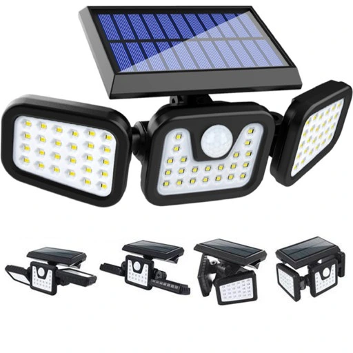 LAMPA Z PANELEM SOLARNA ULICZNA HALOGEN LED SMD