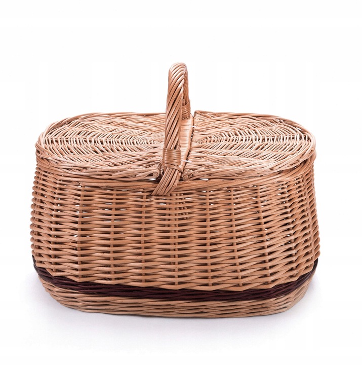 Kosz piknikowy z wikliny koszyk na piknik prezent