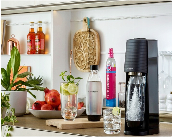 Saturator do wody Soda Stream TERRA Czarny + 2 butelki