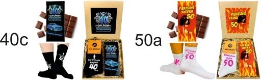 Prezent na URODZINY z okazji urodzin 40 lat CZTERDZIESTKA 18 30 50 60 wzory