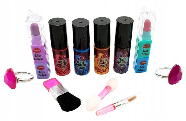 KUFEREK KOSMETYKÓW ZESTAW DO MAKIJAŻU I PAZNOKCI