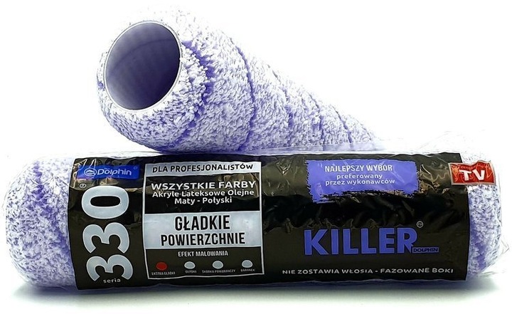 ZESTAW BLUE DOLPHIN 330 4x Wałek Wiadro Barracuda 2x Wkład 2x Uchwyt Kij