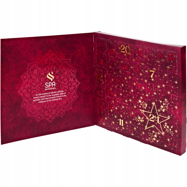 KALENDARZ ADWENTOWY z kosmetykami KOSMETYKI prezent KOBIETY nastolatki SPA