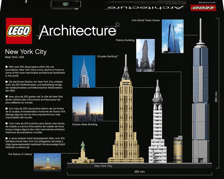 LEGO ARCHITECTURE 21028 Nowy Jork