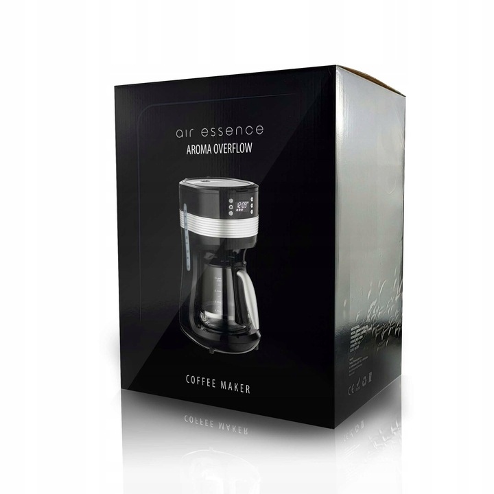 Ekspres przelewowy Air Essence Aroma OverFlow 1,4 l czarny