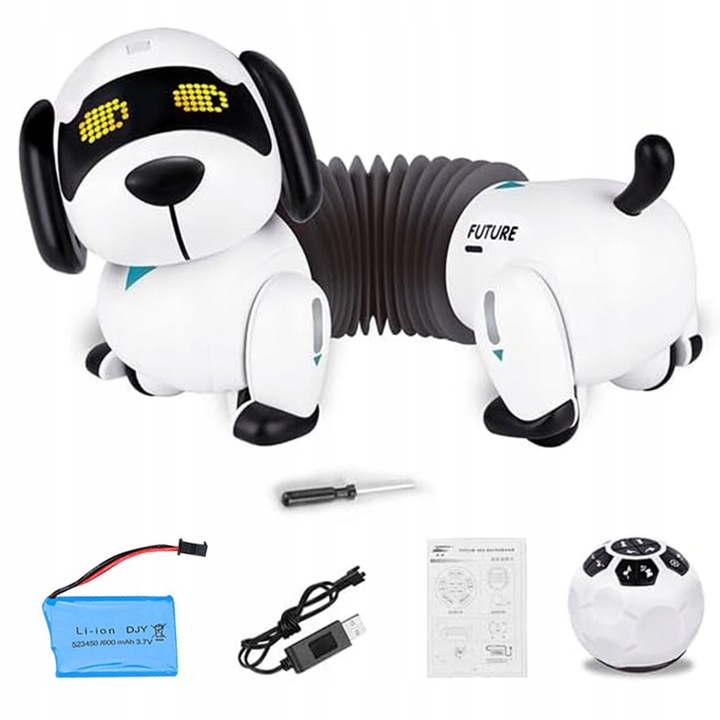 Robot Pies Programowalny interaktywny robo pies zdalnie sterowany robot