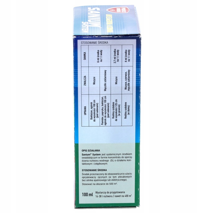 Sanium System koncentrat 100ml środek owadobójczy mszyce tarczniki