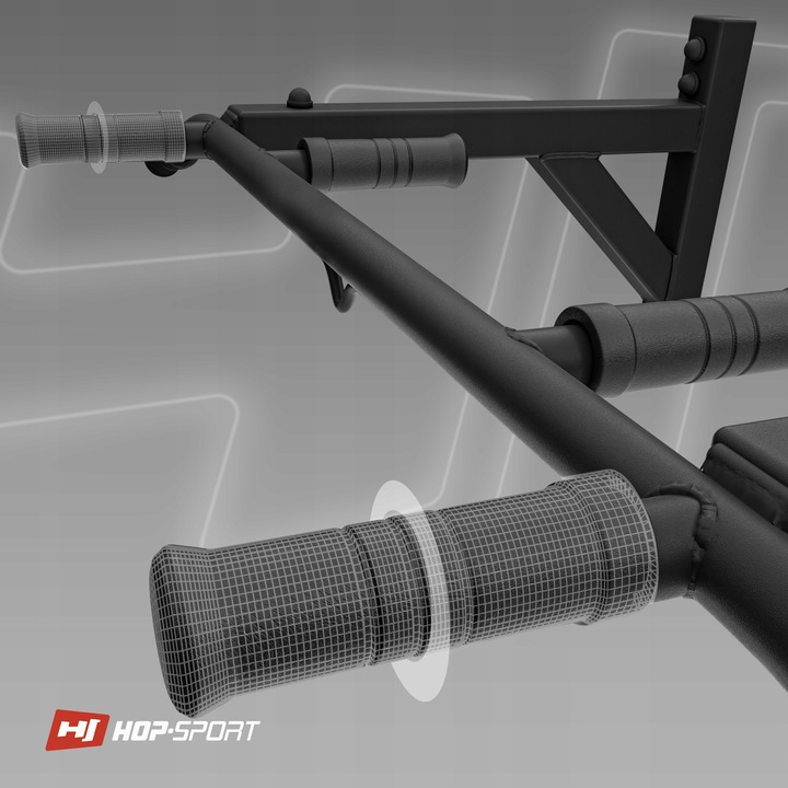 Wielofunkcyjny drążek do podciągania ćwiczeń do ściany 6 uchwytów + GRATIS