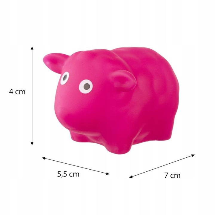 AKUKU ZABAWKI DO KĄPIELI KĄPIELOWE WANNY 4szt