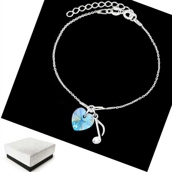 Srebrna Bransoletka dla Dziewczynki Nuta Nutka 925