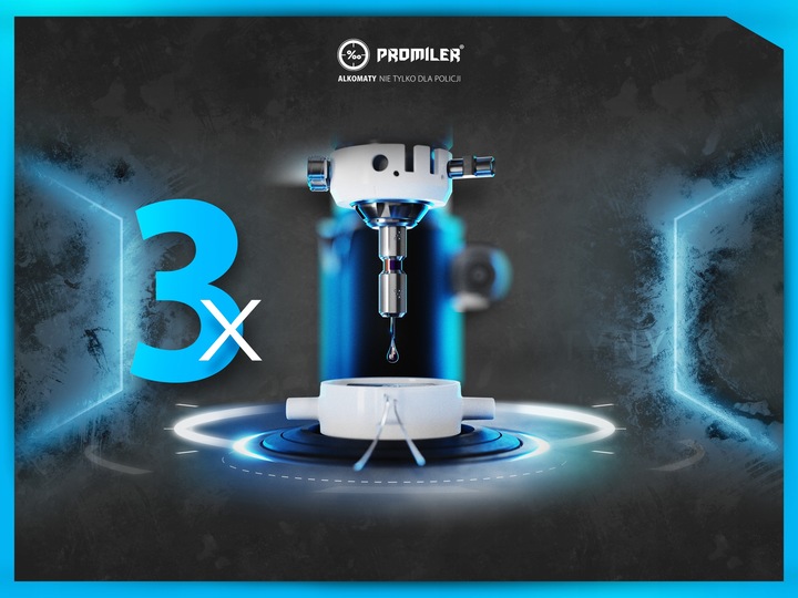 Alkomat PROMILER iSober 30 Kalibracja w dniu wysyłki + KAMIZELKA