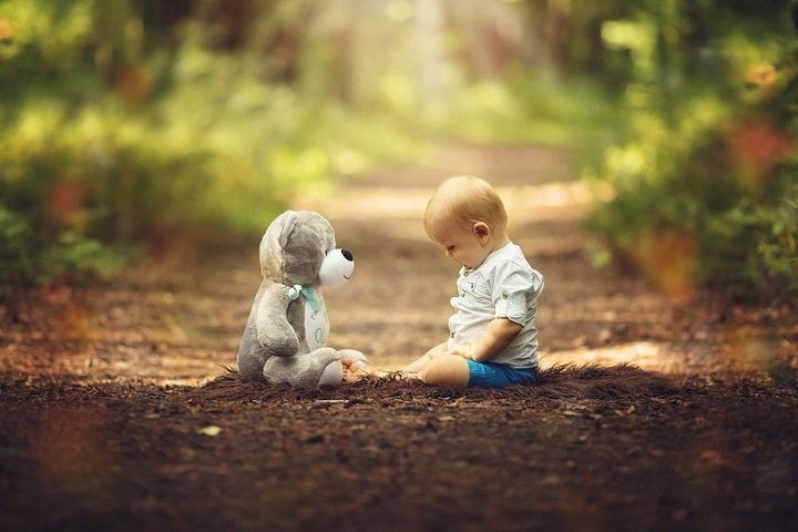 MIŚ PLUSZOWY DUŻY PREZENT CHRZEST HAFT METRYCZKA