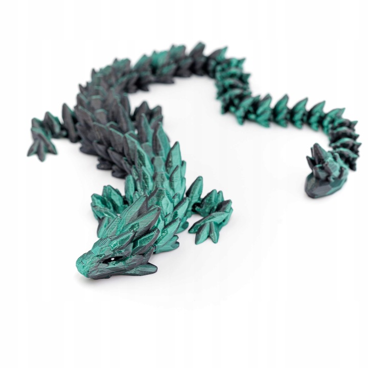 Ruchomy Kryształowy Smok DARKFOREST 32 cm