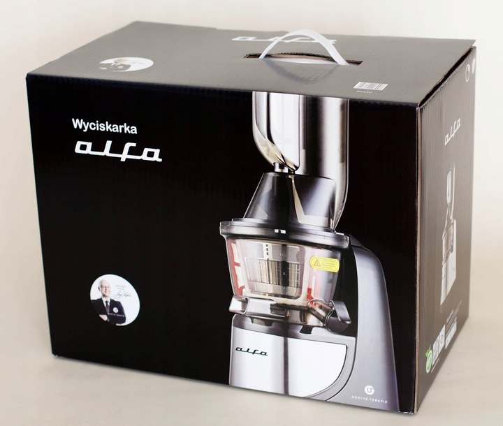 WYCISKARKA WOLNOOBROTOWA GRASS SOKOWIRÓWKA CZARNA MAX DUŻY OTWÓR BERLINGER