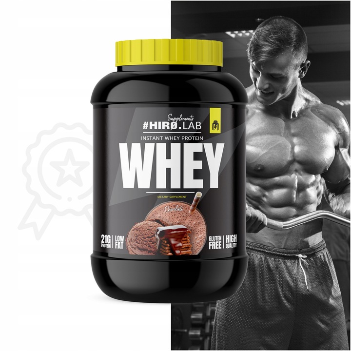 Białko koncentrat serwatkowe WPC 2000 g Instant Whey Protein CZEKOLADA hiro