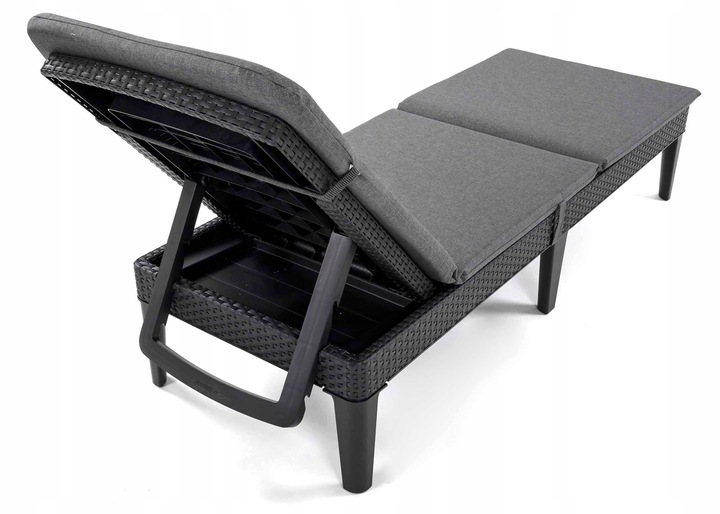 Poduszka na leżak JAIPUR GREY Melange S-02A