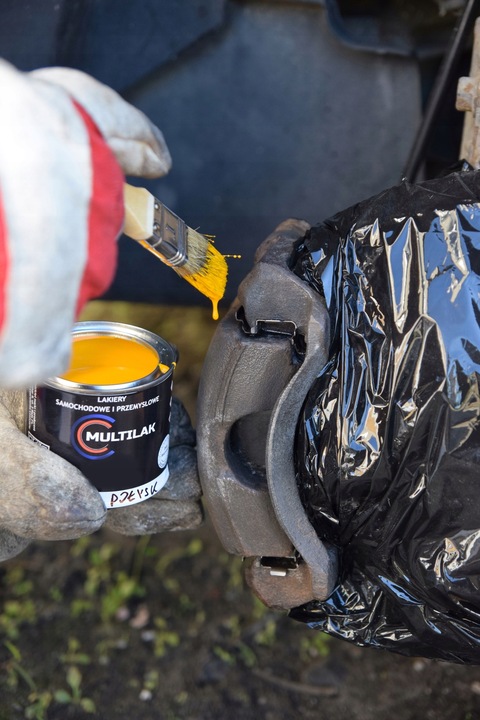 Lakier do zacisków hamulcowych RAL 3020 połysk