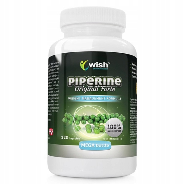 WISH PIPERINE ORIGINAL FORTE 120CAP ODCHUDZANIE