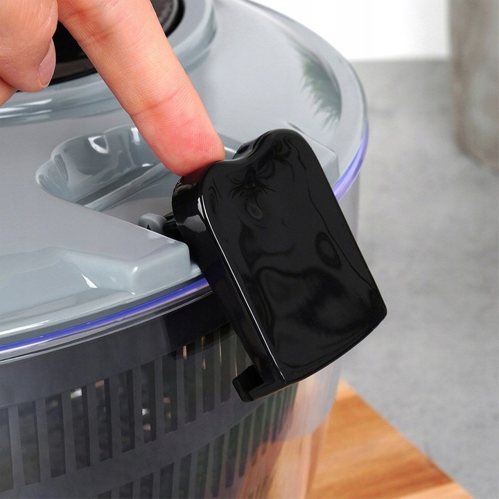 Duża WIRÓWKA SAŁATY warzyw owoców suszarka obrotowa pojemnik sitko cedzak