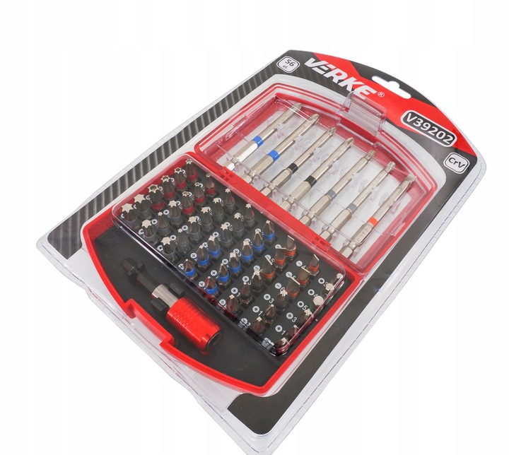 ZESTAW BITÓW KOŃCÓWEK BITY KOŃCÓWKI KLUCZE IMBUS TORX DO WKRĘTARKI + UCHWYT