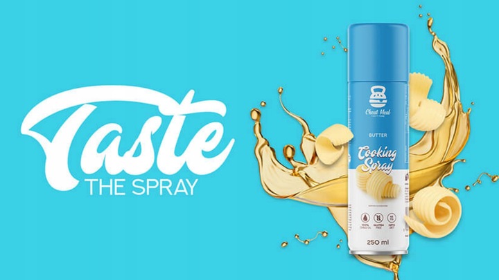 OLEJ RZEPAKOWY + MASŁO W SPRAYU COOKING SPRAY DIETA ODCHUDZANIE zestaw