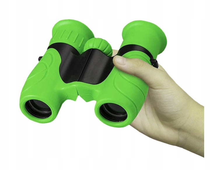 LORNETKA DLA DZIECI 8X21 OPTYKA ZOOM DZIEŃ I NOC LUPA KOMPAS + ETUI ZESTAW