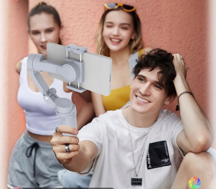 GIMBAL STABILIZATOR 3-OSIOWY RĘCZNY UCHWYT DO TELEFONU SMARTFONA APLIKACJA