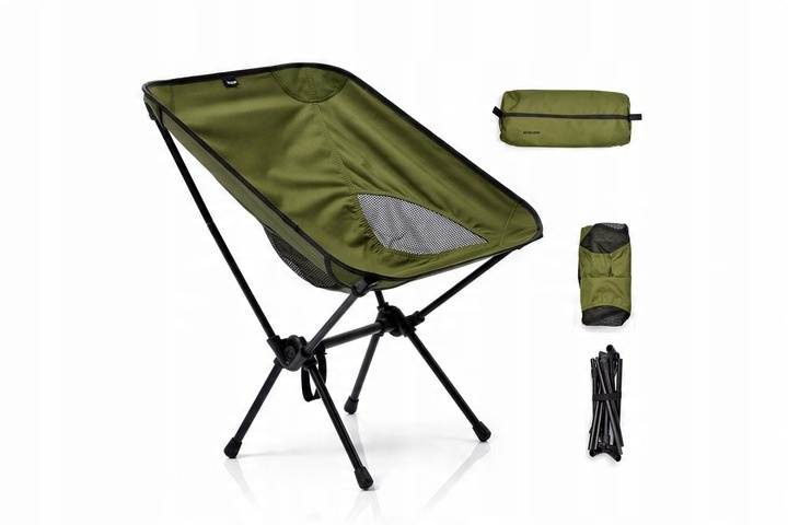 Krzesło składane Meteor Schelp khaki