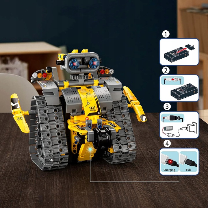 ZABAWKI DO BUDOWANIA ROBOTA, ZDALNIE STEROWANE ZA POMOCĄ APLIKACJI