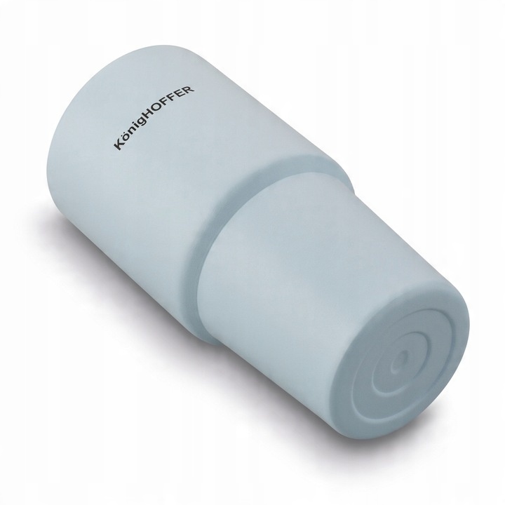 KUBEK TERMICZNY ze słomką PRÓŻNIOWY Niebieski Konighoffer Davos 420 ml