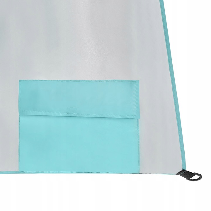 Duży parasol plażowy 2w1 namiot parawan ogrodowy składany w pokrowcu