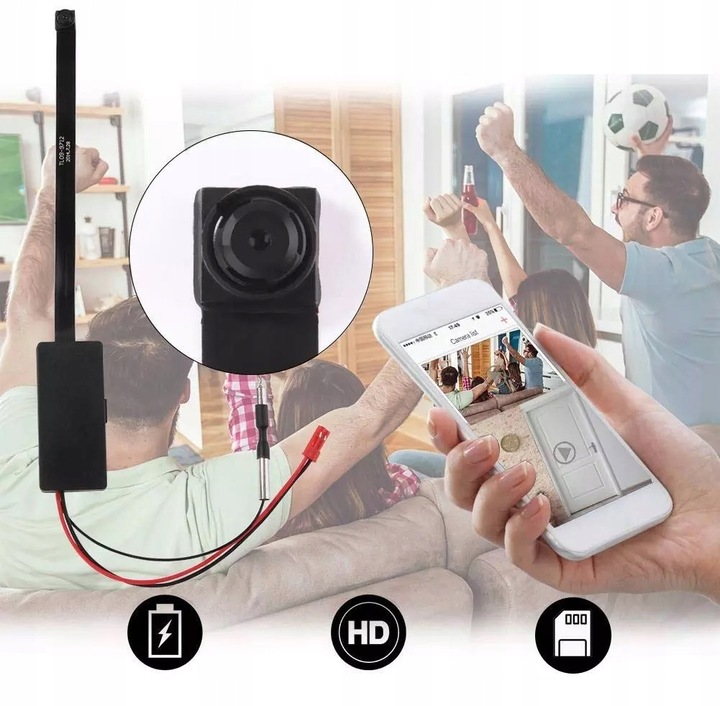 MINI KAMERA SZPIEGOWSKA MODUŁ FULL HD 1080P WIFI